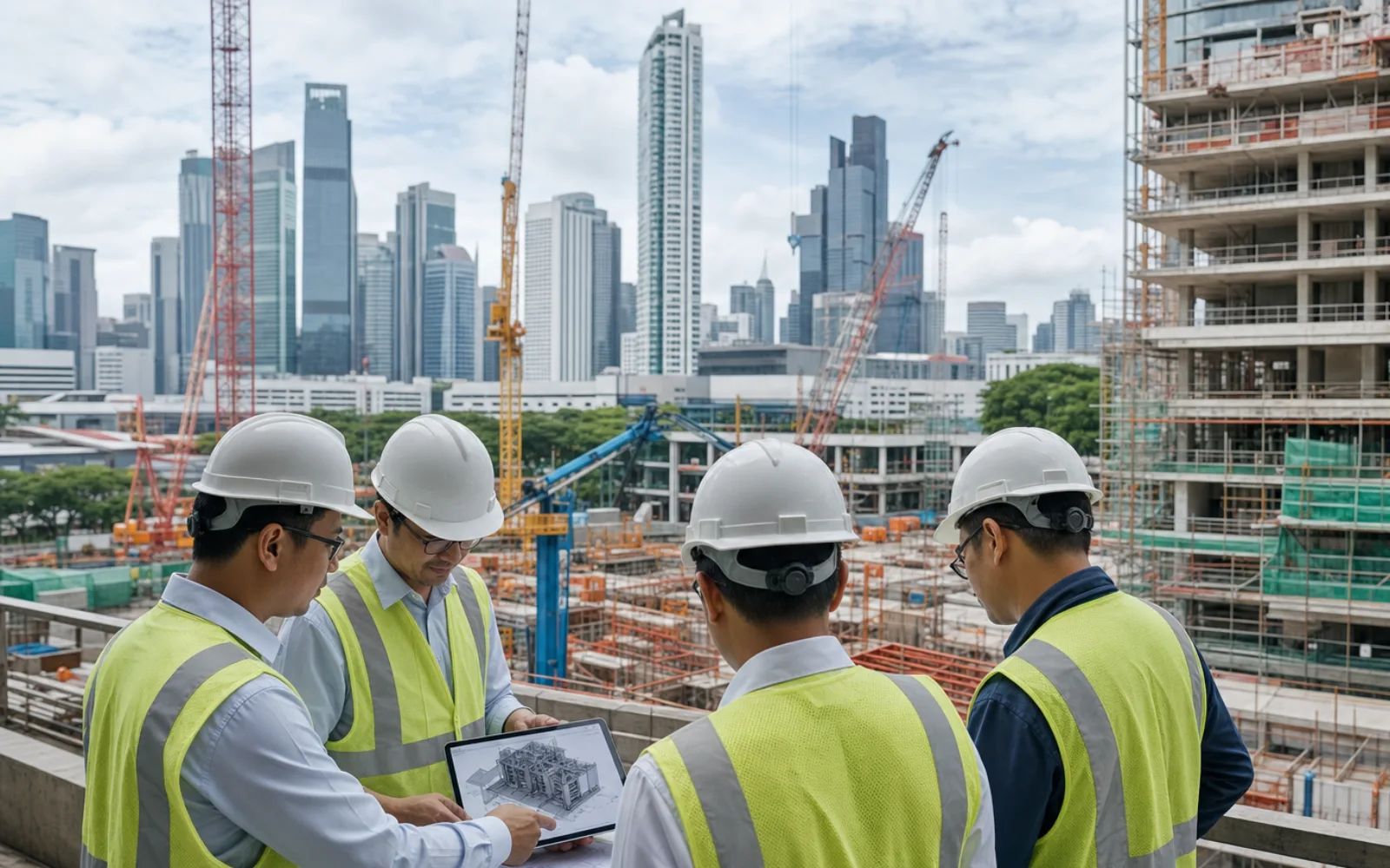 Singapore quantity surveyor comparing contractor scope, project records and tender documents
