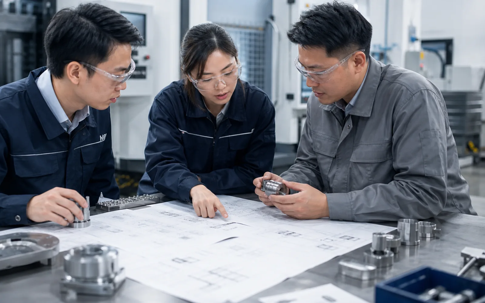 Singapore engineering buyer using AI-assisted search to compare industrial supplier capabilities