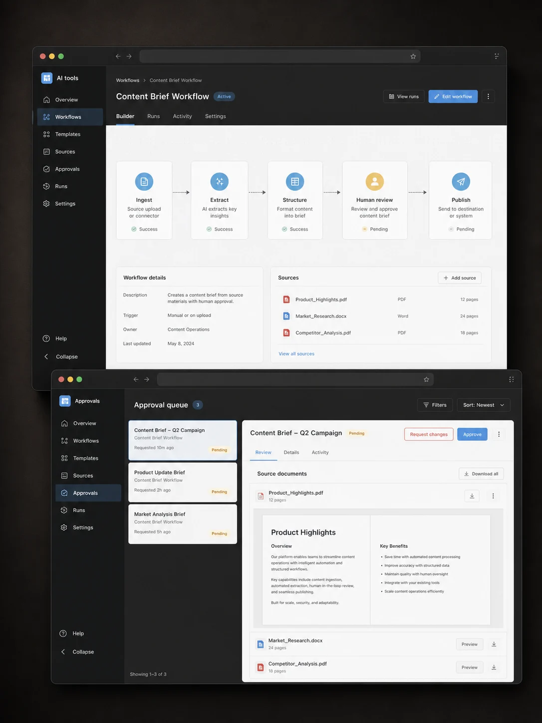 AI tools project preview