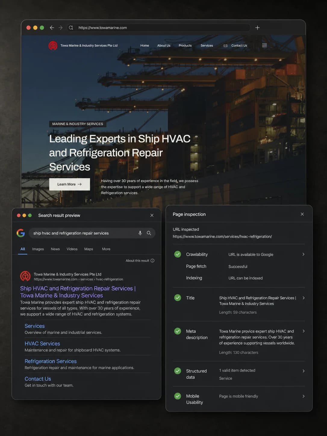 SEO project preview