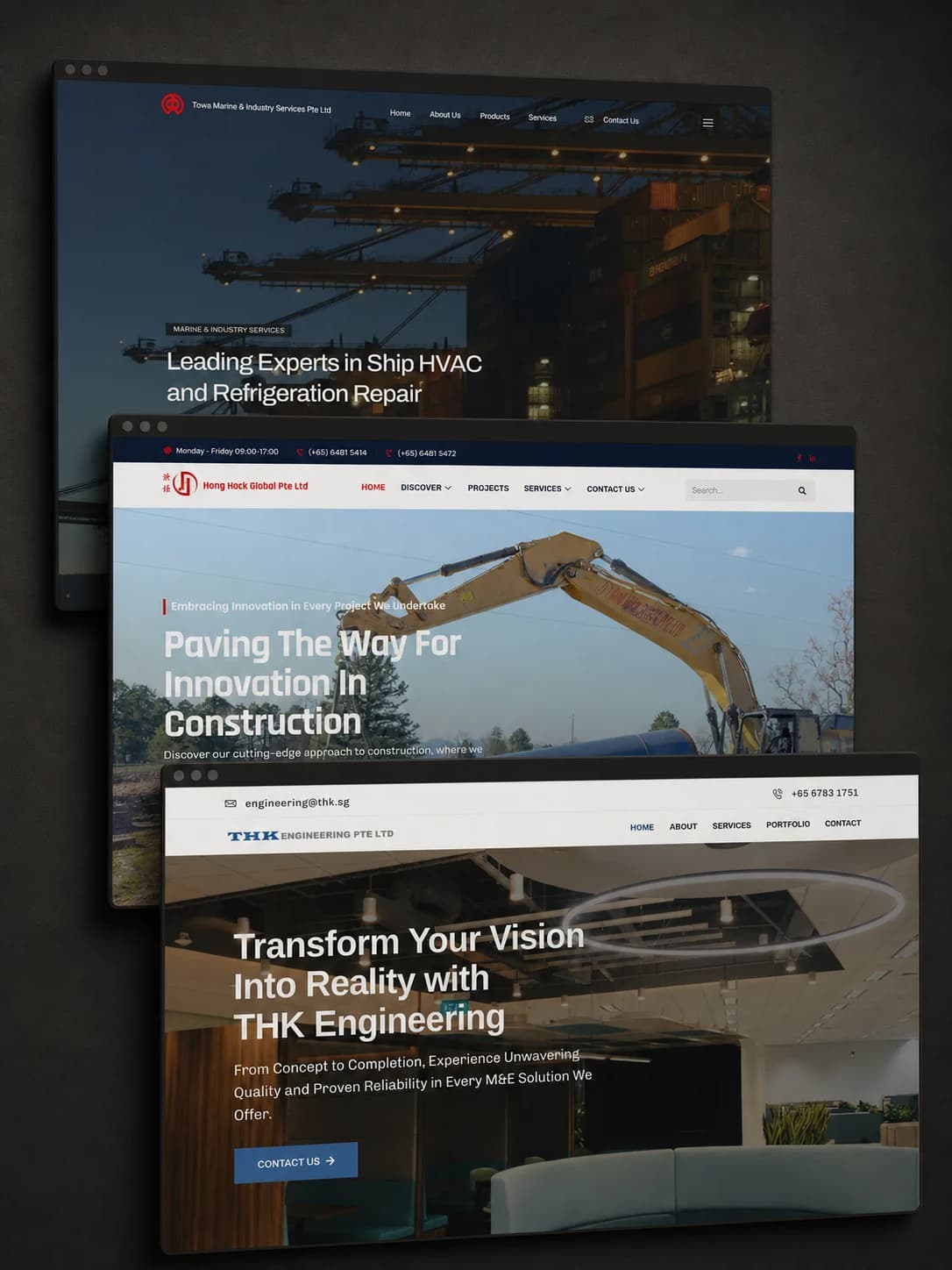 Websites project preview