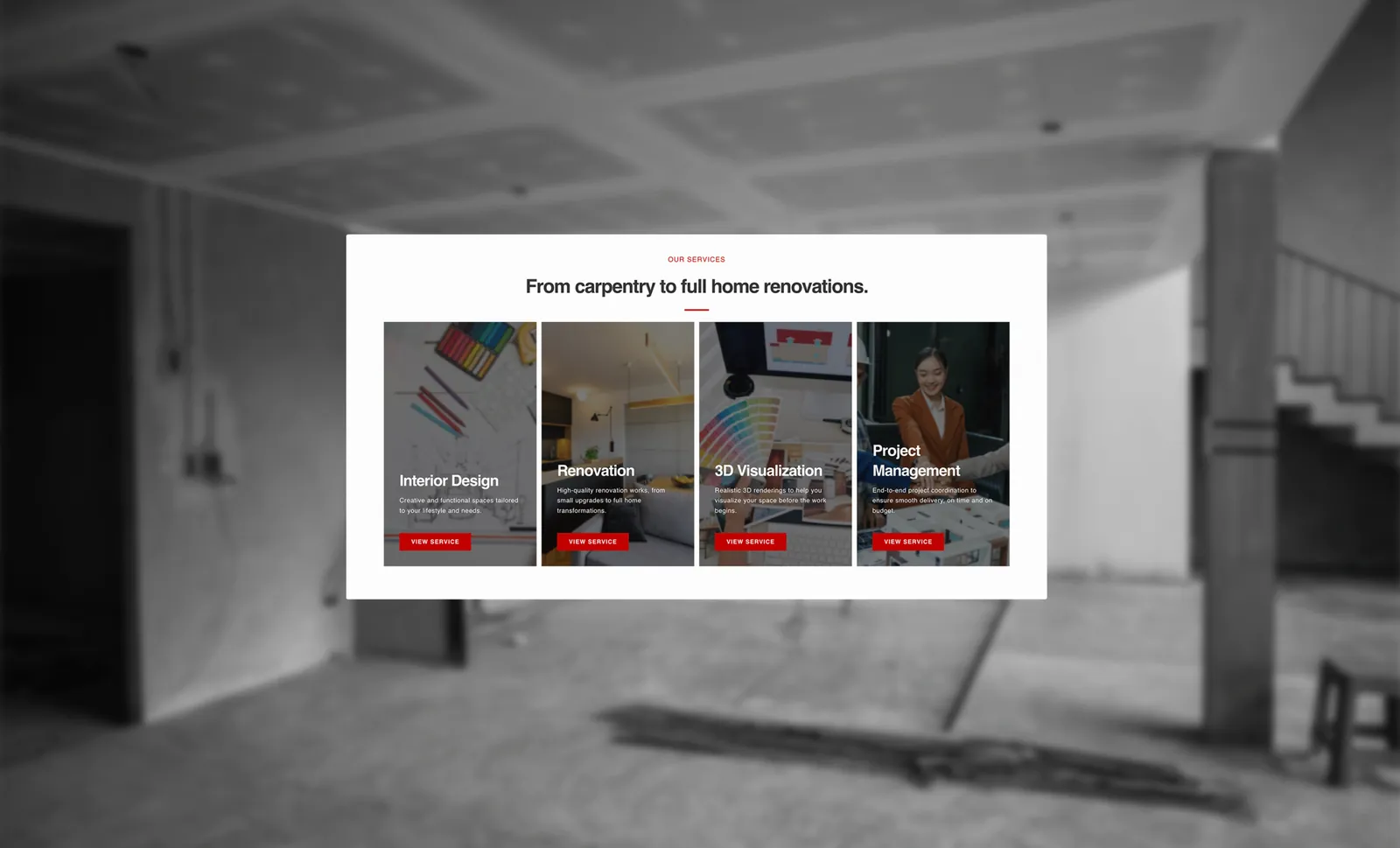 Hua Kwang Interior Website, project image 4