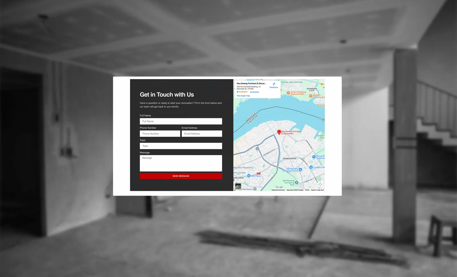 Hua Kwang Interior Website, project image 8